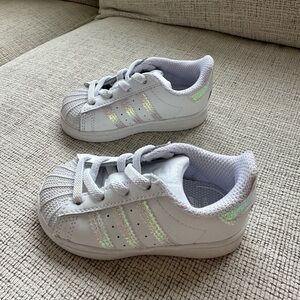 Toddler Adidas Sneakers Size 5 - great shape!